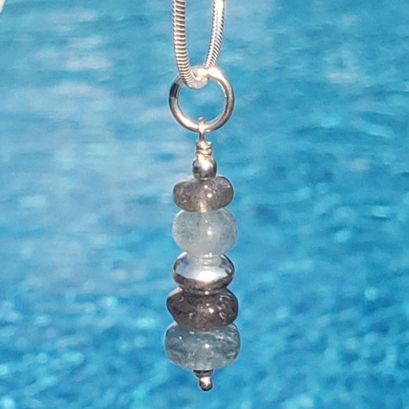 Buddha Groove Jewelry - Beautiful! gemstone cairn pendant & necklace